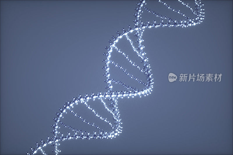 DNA 3D生物医学插图